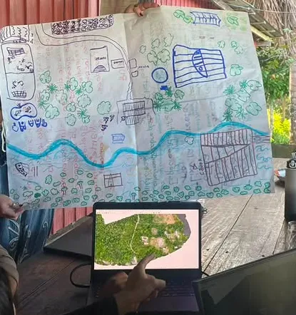 What a community taught an AI about itself